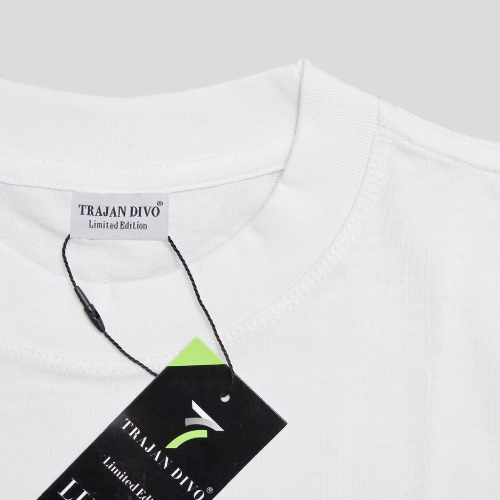 Chất liệu áo thun DIVO cotton màu trắng